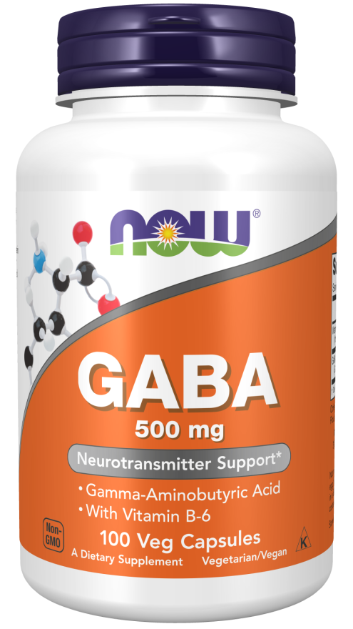 NOW GABA 500 MG