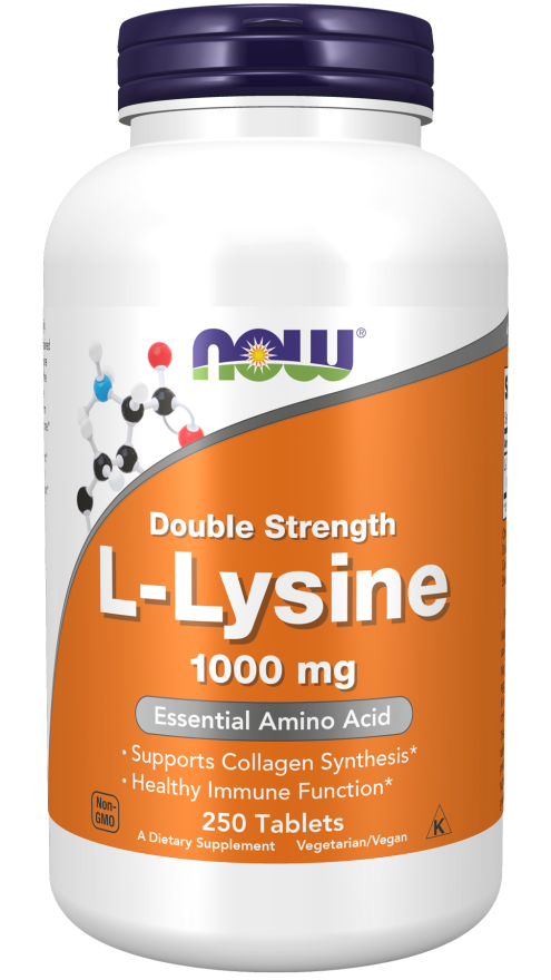 NOW L-LYSINE 1000 MG 250 TABLETS