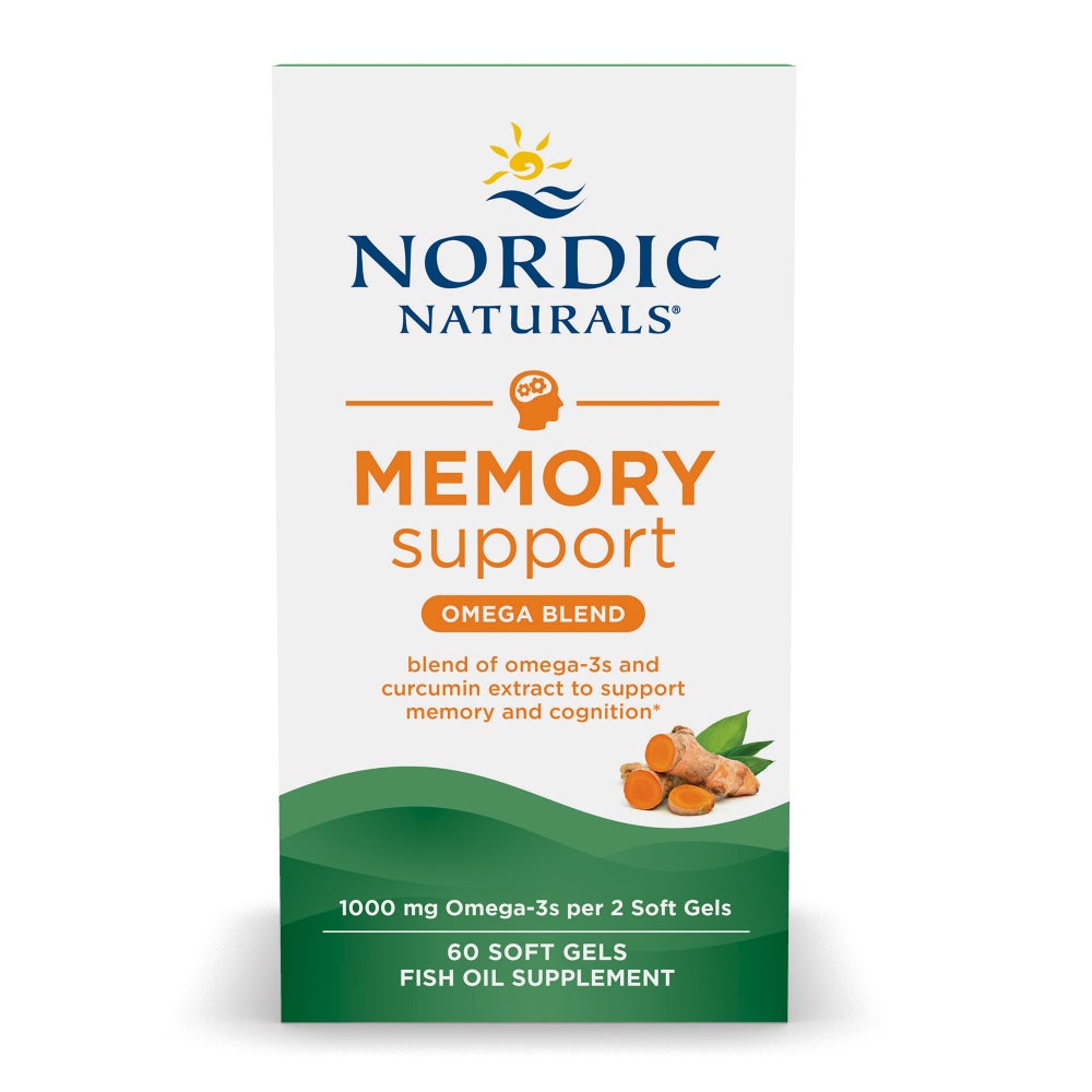 NORDIC NATURAL'S MEMORY SUPPORT 1000 MG 60 SOFT GELS