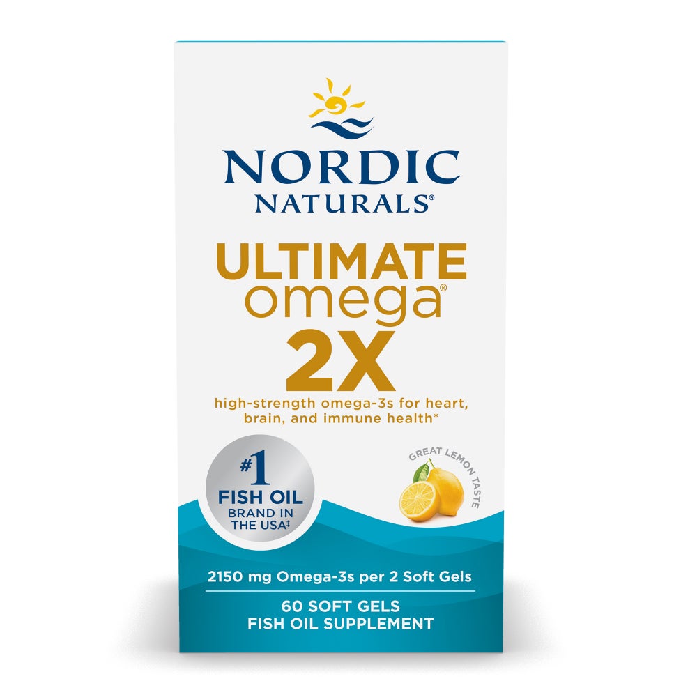 NORDIC NATURALS ULTIMATE OMEGA 2X 60 SOFT GELS