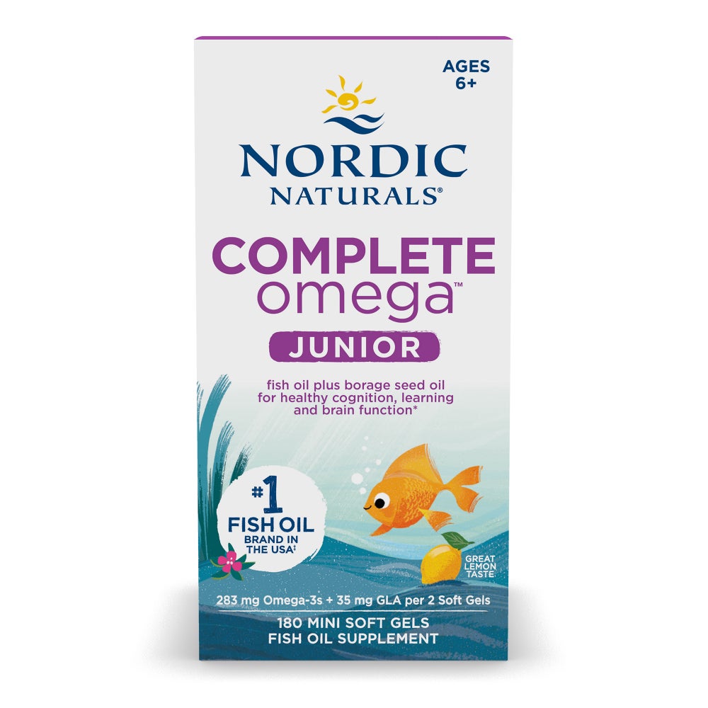 NORDIC NATURALS COMPLETE OMEGA JR 180MINI SOFTGELS