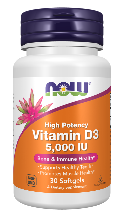 NOW VITAMIN D3 5000 IU