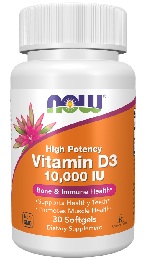 NOW VITAMIN D3 10,000 IU