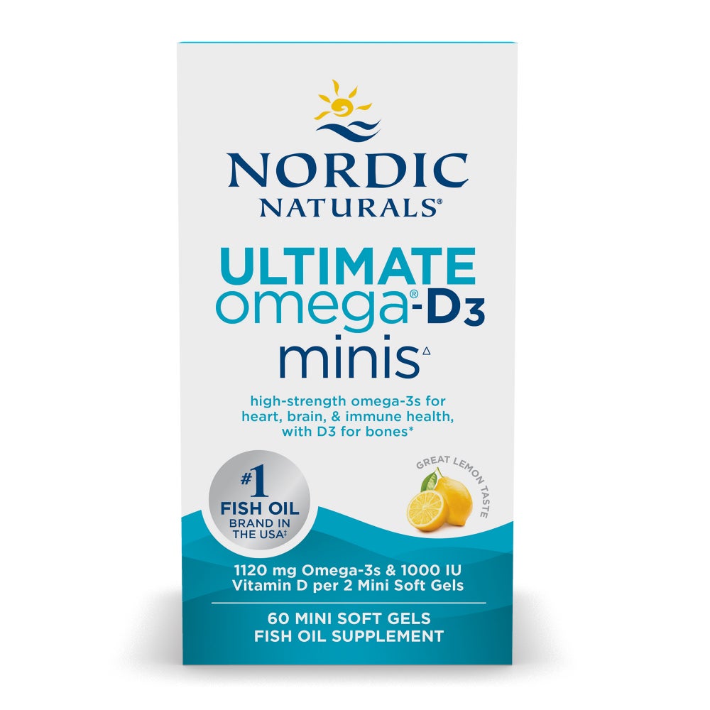 NORDIC NATURALS ULT-OMEGA 3X MINI 60CT