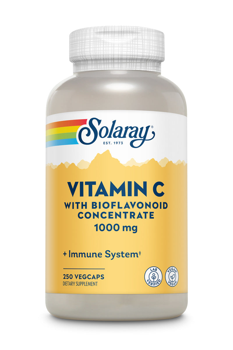SOLARAY VITAMIN C W/BIO 1000MG 250 VEG CAPSULE