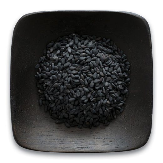 FRONTIER SESAME SEED HULLED ORGANIC. BLACK 4OZ