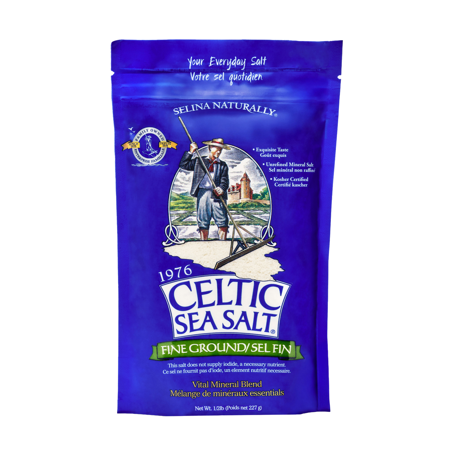 CELTIC SEA SALT FINE GROUND 8 OZ