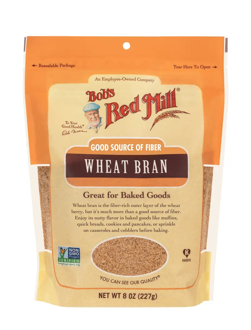 BOB'S RED MILL WHEAT BRAN 16 OZ