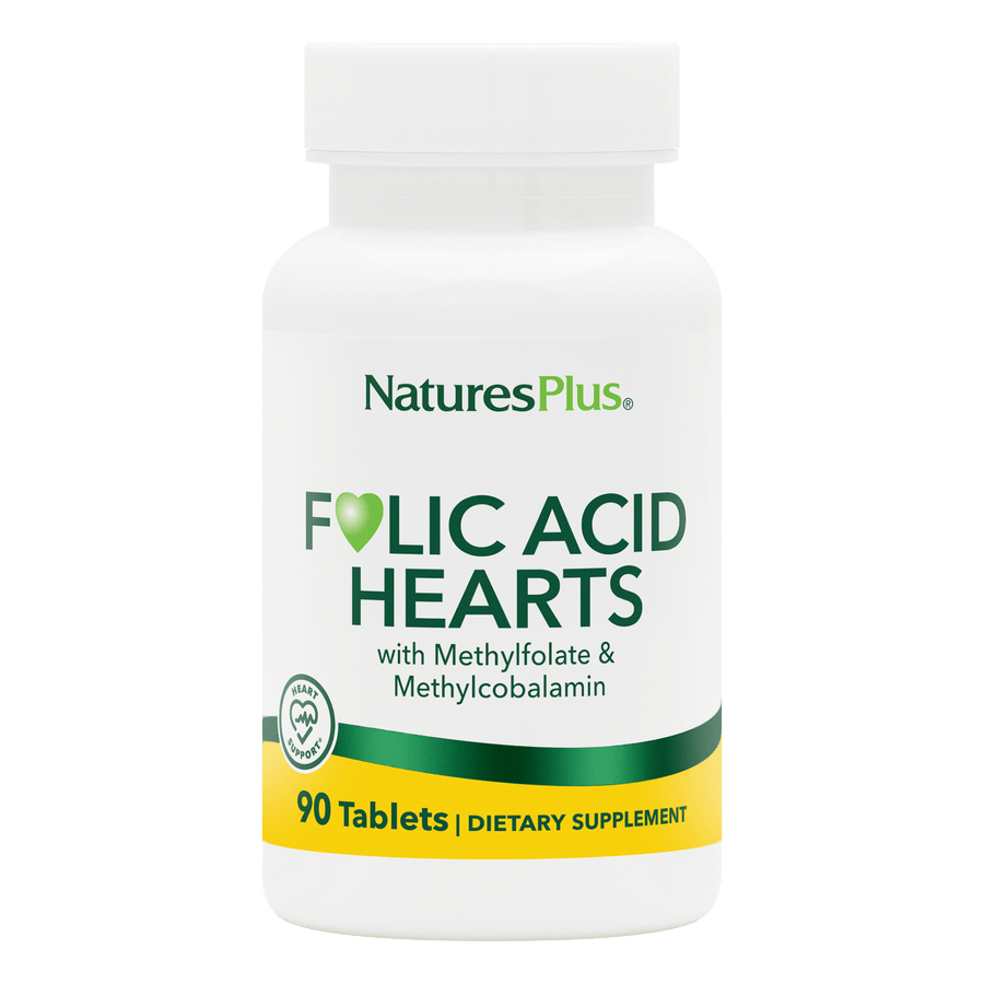 NaturesPlus Folic Acid Hearts