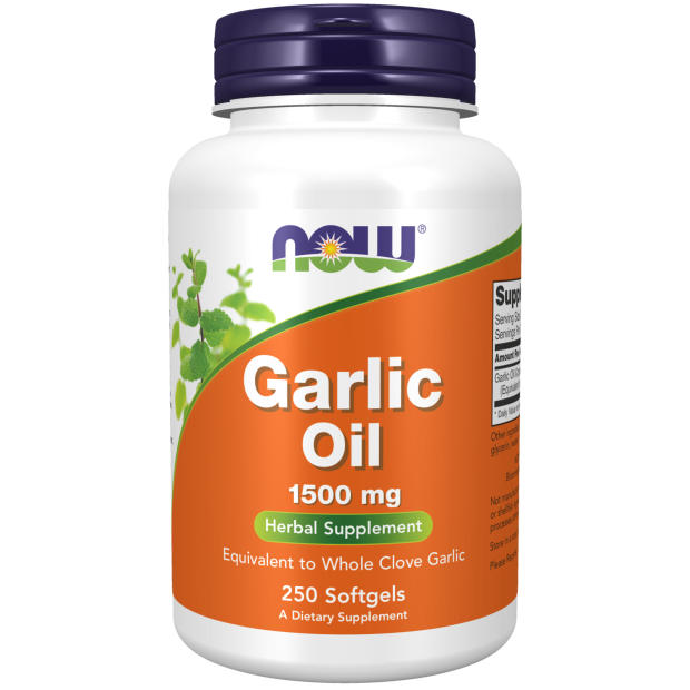 NOW GARLIC OIL 1500 MG 250 SOFT GELS