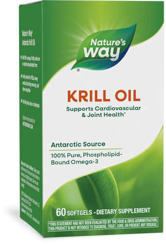NATURE'S WAY KRILL OIL 500MG 60 SOFTGEL