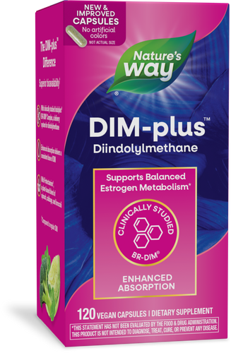 NATURE'S WAY DIM + ESTROGEN METABOLISM 120 VEG CAPSULE