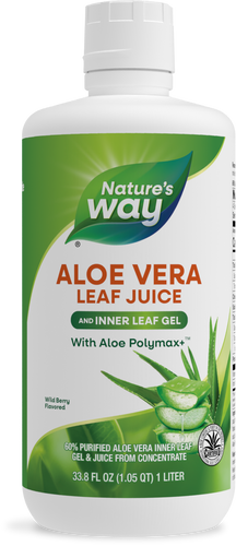 NATURE'S WAY ALOE VERA GEL & JUICE BERRY 33.8 FL OZ