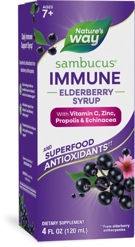 NATURE'S WAY IMMUNE SYRUP ELDERBERRY 4 FL OZ