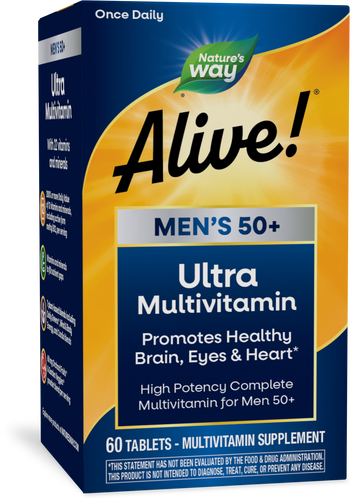 NATURE'S WAY ALIVE! ONCE DAILY MENS 50+ ULT