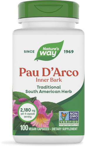 NATURE'S WAY PAU D'ARCO 2180 MG 100 VEG CAP