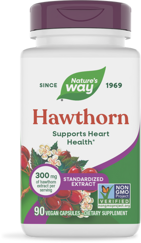 NATURE'S WAY HAWTHORN 300 MG 90 VEG CAP