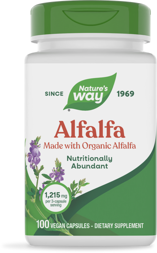 NATURE'S WAY ALFALFA 1215 MG 100 VEG CAP