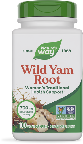 NATURE'S WAY WILD YAM ROOT 100 VEG CAPSULES