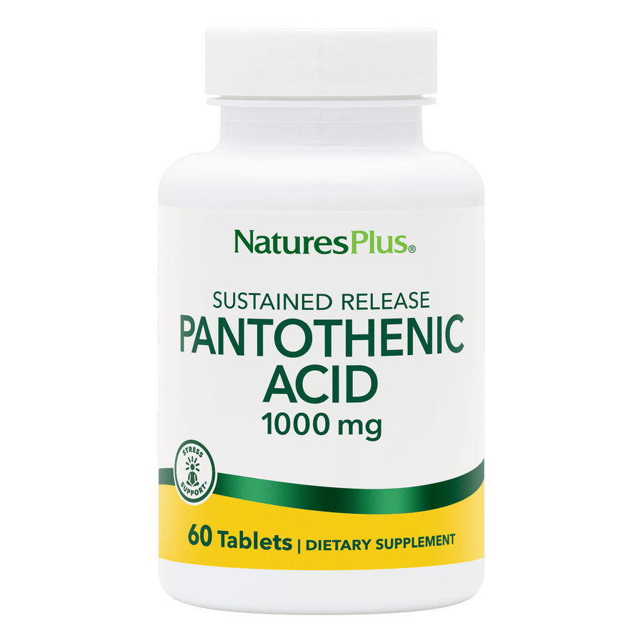 NaturesPlus Pantothenic Acid 1000 mg Sustained Release Tablets