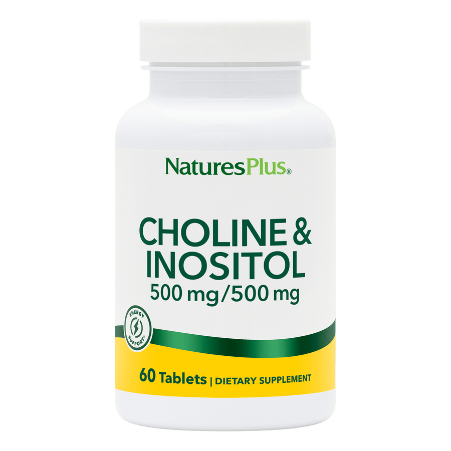 NaturesPlus Choline & Inositol 500 mg Tablets
