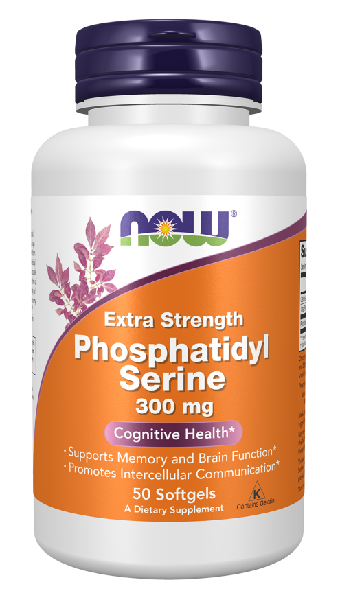 NOW PHOSPHATIDYL SERINE, EXTRA STRENGTH 300 MG