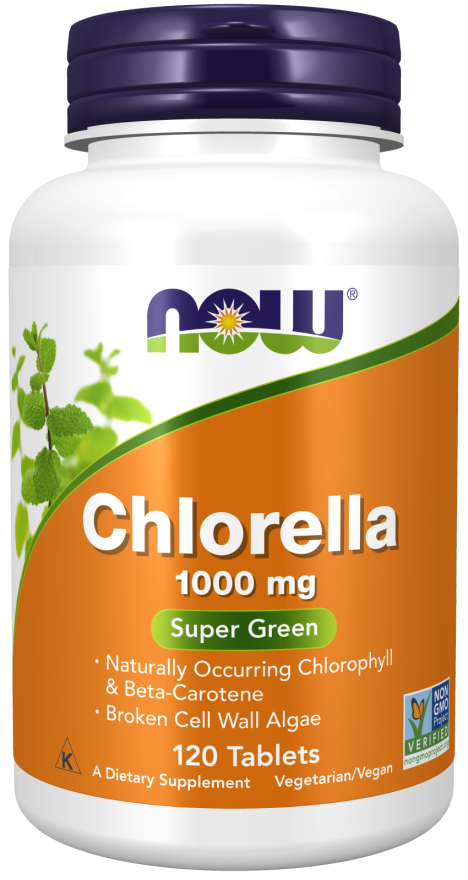 NOW CHLORELLA 1000 MG 120 TABLETS