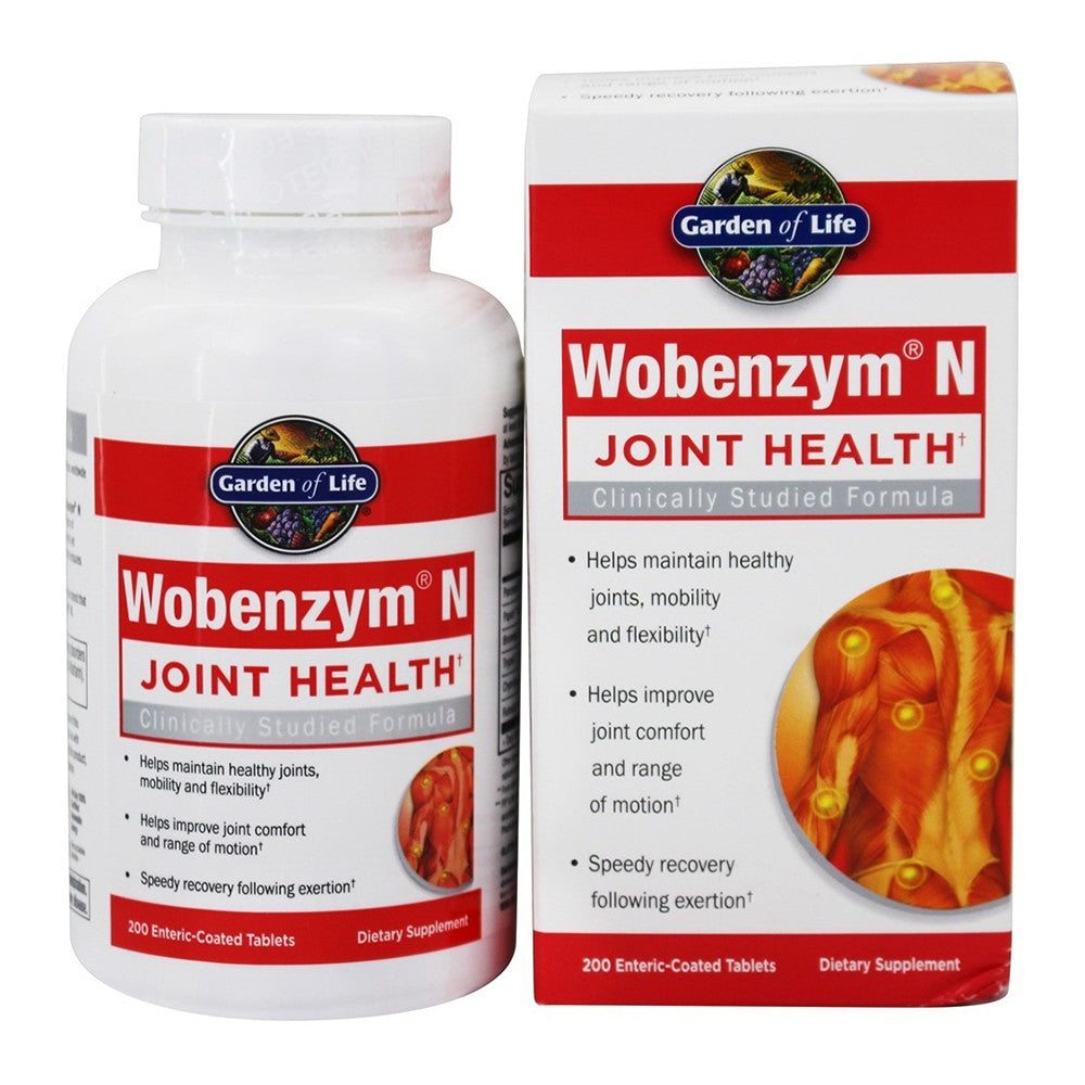 GARDEN OF LIFE WOBENZYM N 100 TABLETS
