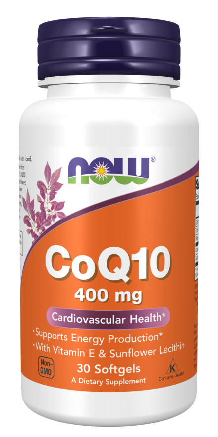 NOW COQ10 400 MG 30 SOFTGELS