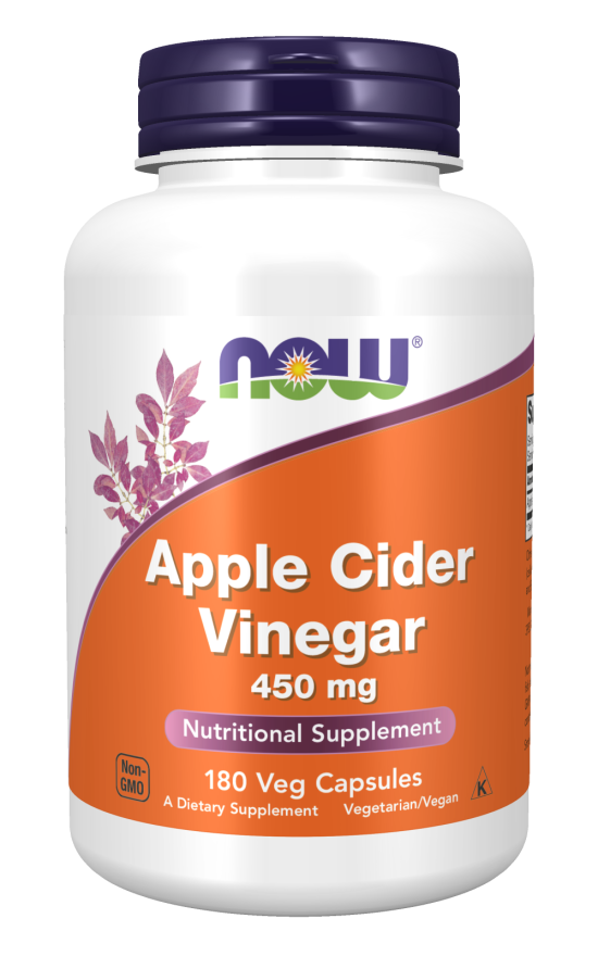 NOW APPLE CIDER VINEGAR 450 MG
