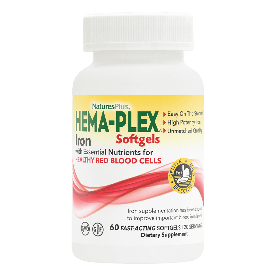 NaturesPlus HEMA-PLEX¨ Iron Softgels