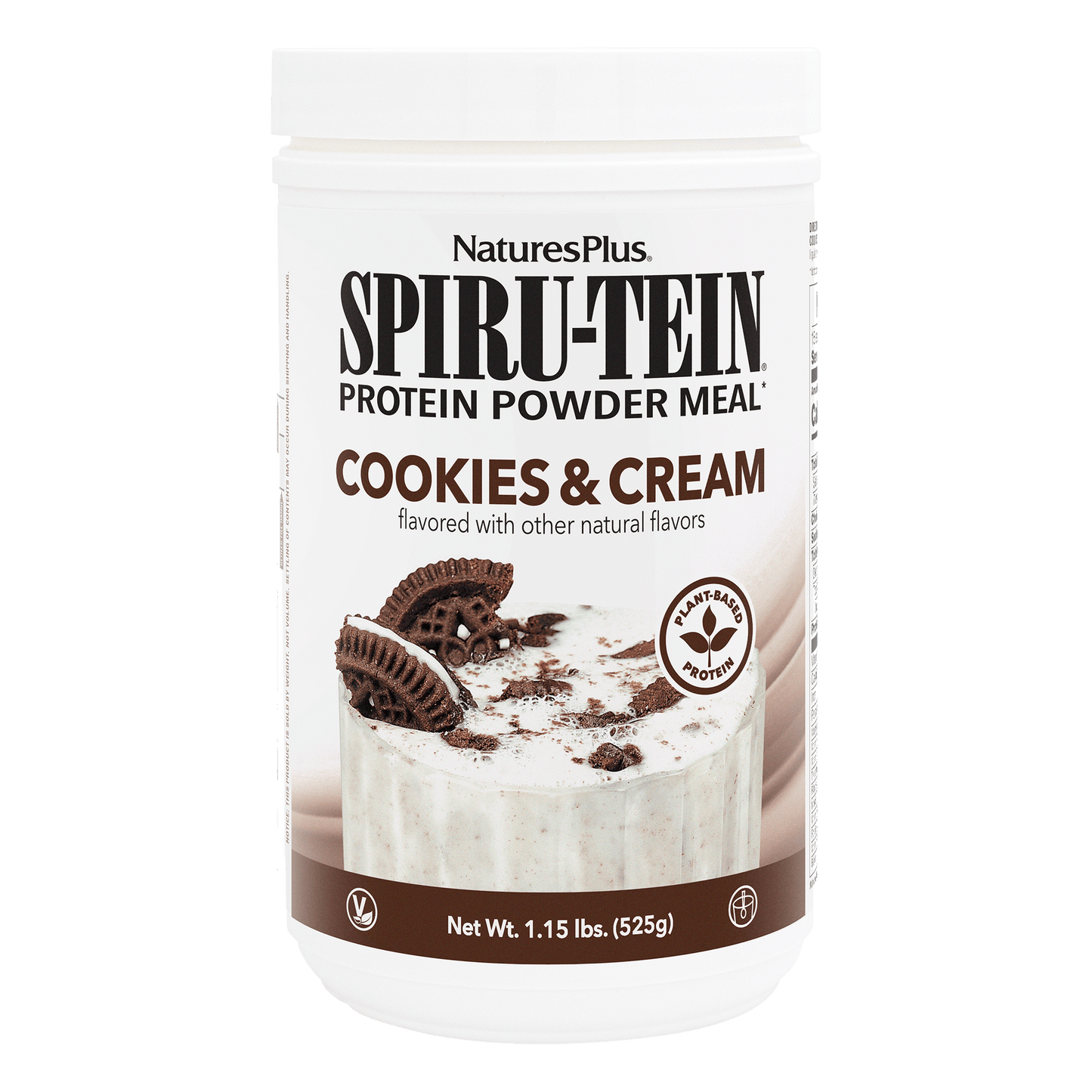 NaturesPlus SPIRU-TEIN¨ Protein Powder Meal** - Cookies and Cream