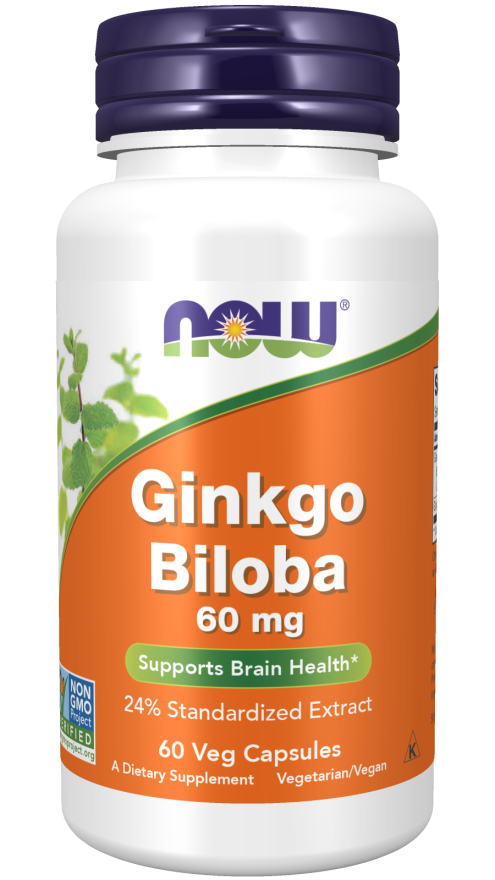 NOW GINKGO BILOBA 60 MG