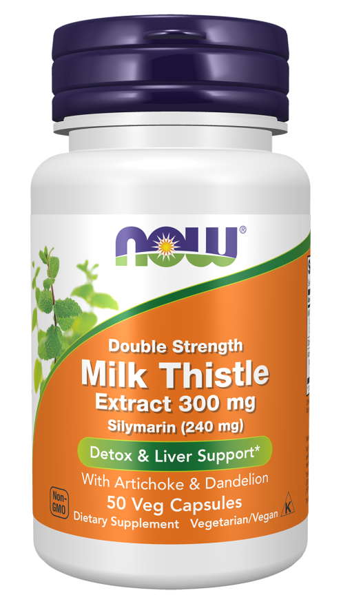 NOW MILK THISTLE EXTRACT, DOUBLE STRENGTH 300 MG