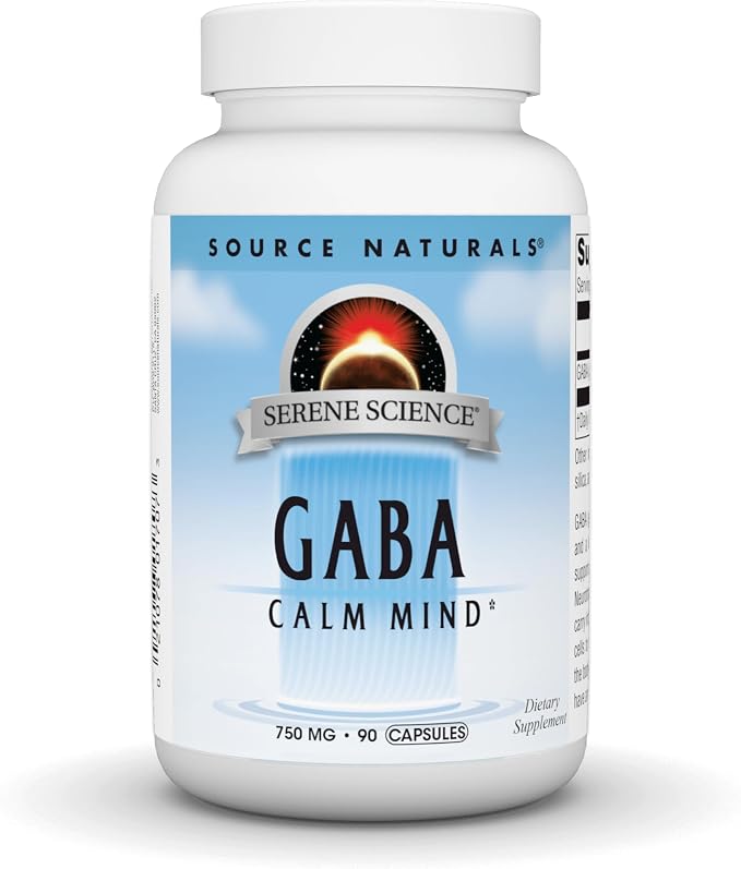 Source Naturals Gaba 750mg 90 Capsules