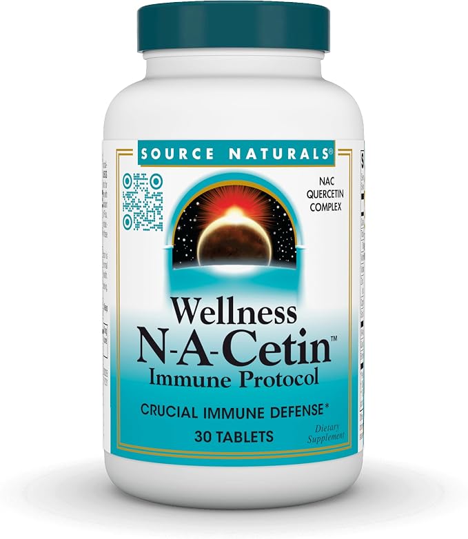 Source Naturals Wellness N-A-Cetin 30 Tablets