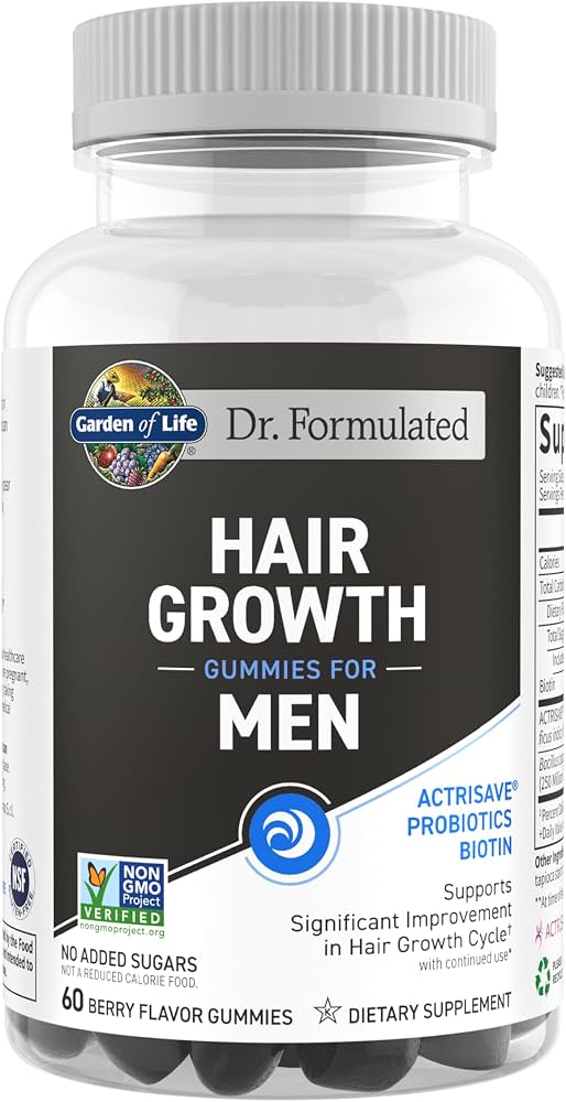 GARDEN OF LIFE HAIR GROWTH GUMMIES FOR MEN