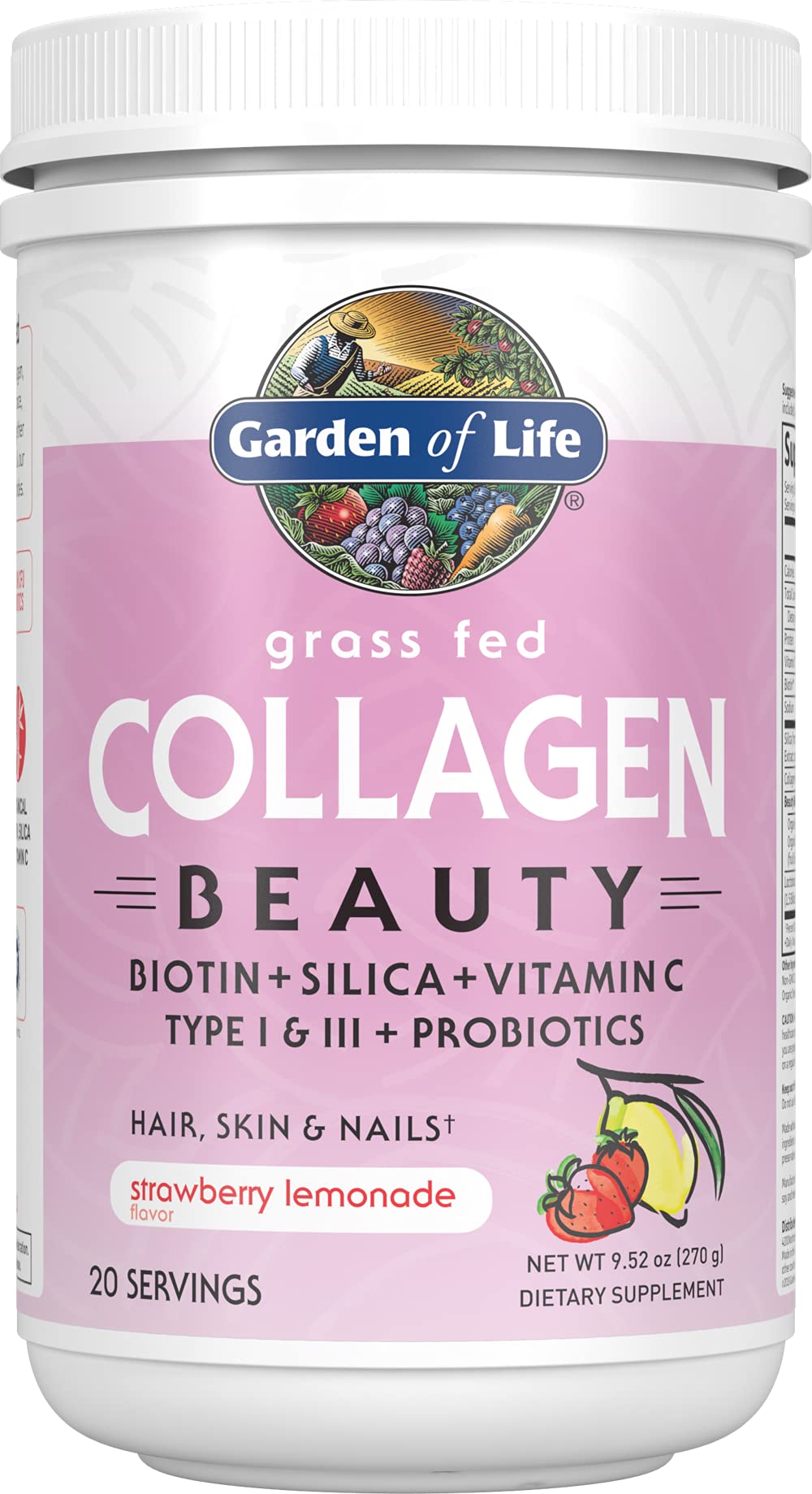GARDEN OF LIFE COLLAGEN BEAUTY STRAWBERYY-LEMON