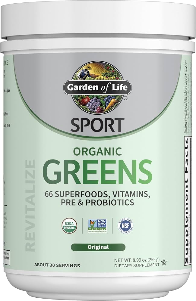 GARDEN OF LIFE GREENS SPORT 8.99 OZ