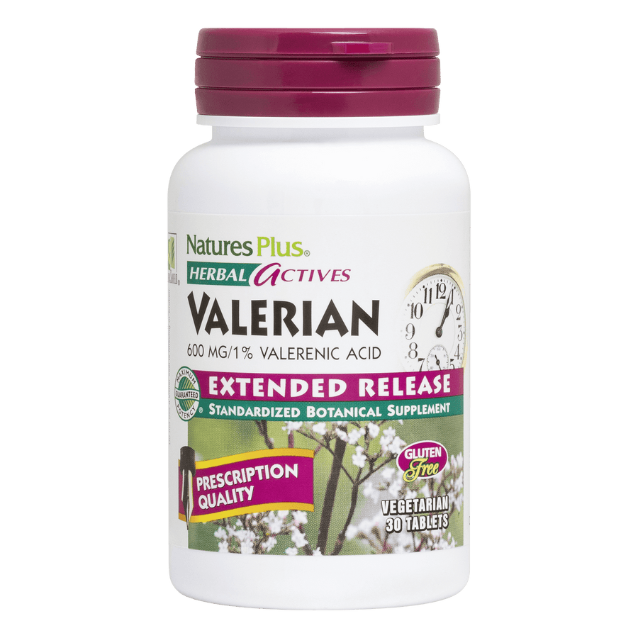 NaturesPlus Herbal Actives Valerian Extended Release Tablets