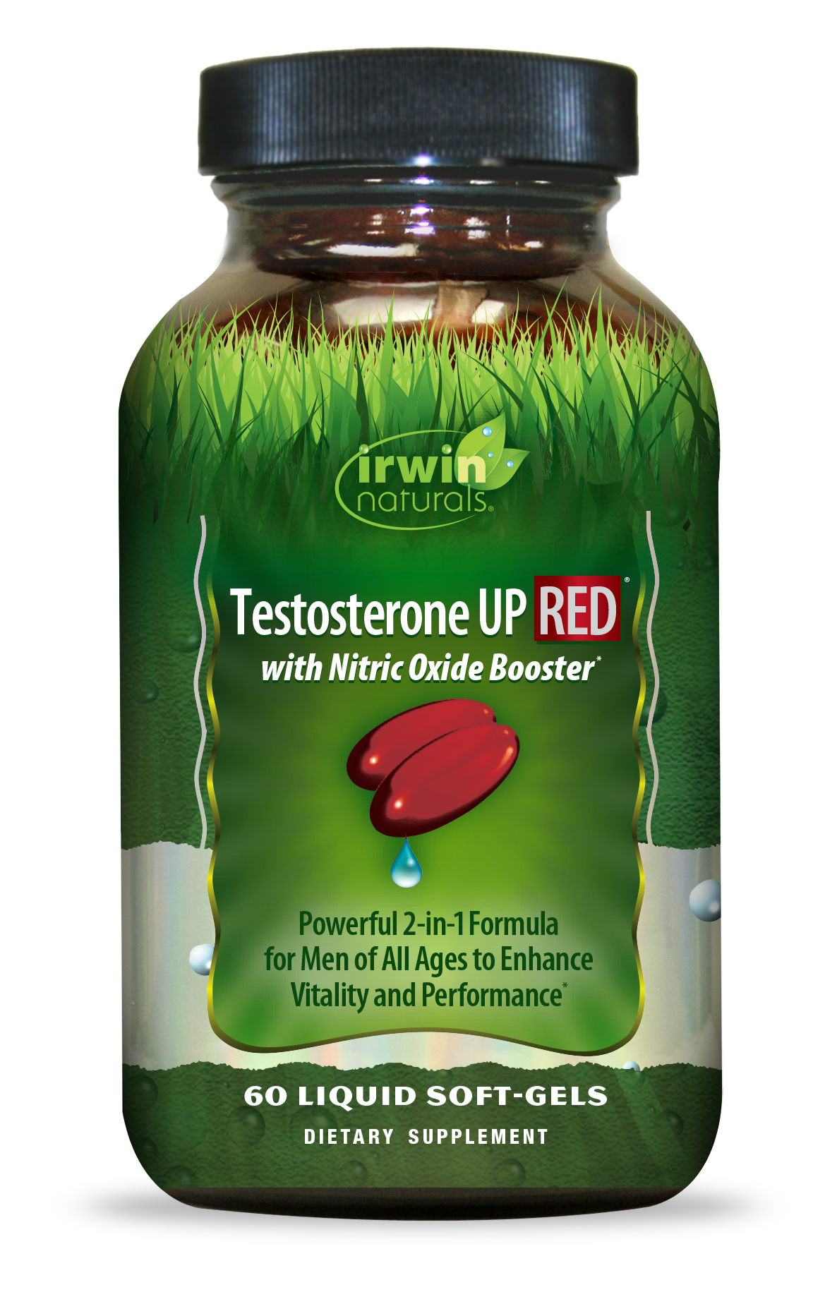 IRWIN NATURALS TESTOSTERONE UP RED 60 SOFTGELS