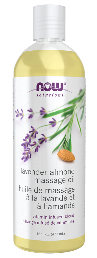 NOW LAVENDER ALMOND MASSAGE OIL