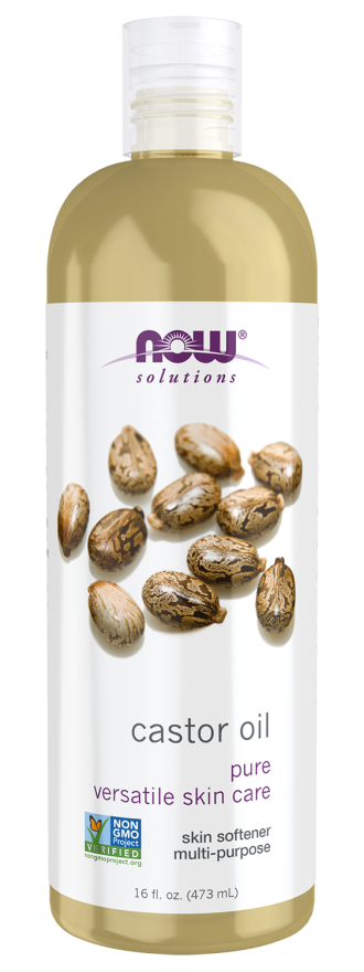 NOW CASTOR OIL 16 FL OZ
