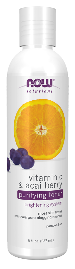 NOW VITAMIN C & ACAI BERRY PURIFYING TONER