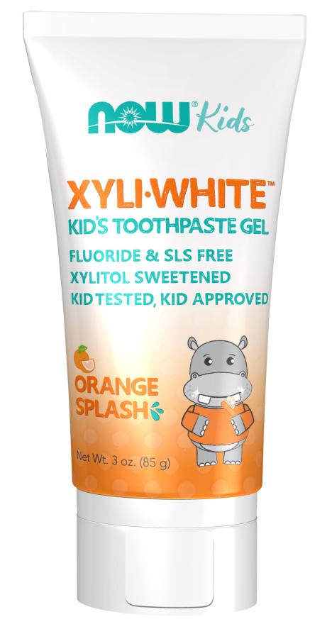 NOW XYLIWHITE™ ORANGE SPLASH TOOTHPASTE GEL FOR KIDS