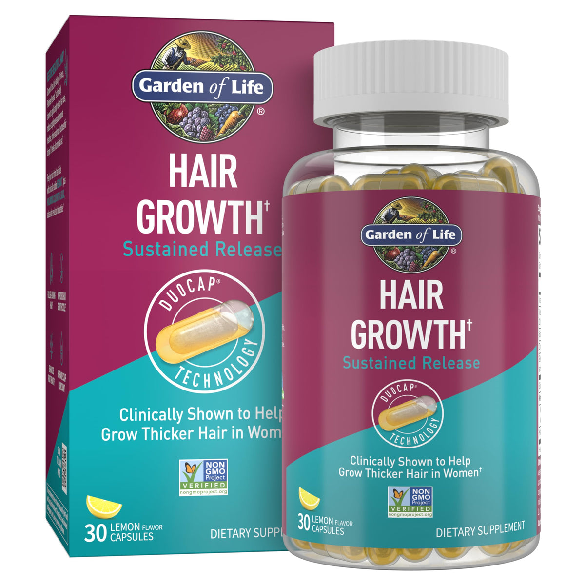 GARDEN OF LIFE HAIR GROWTH 30CAPSULES