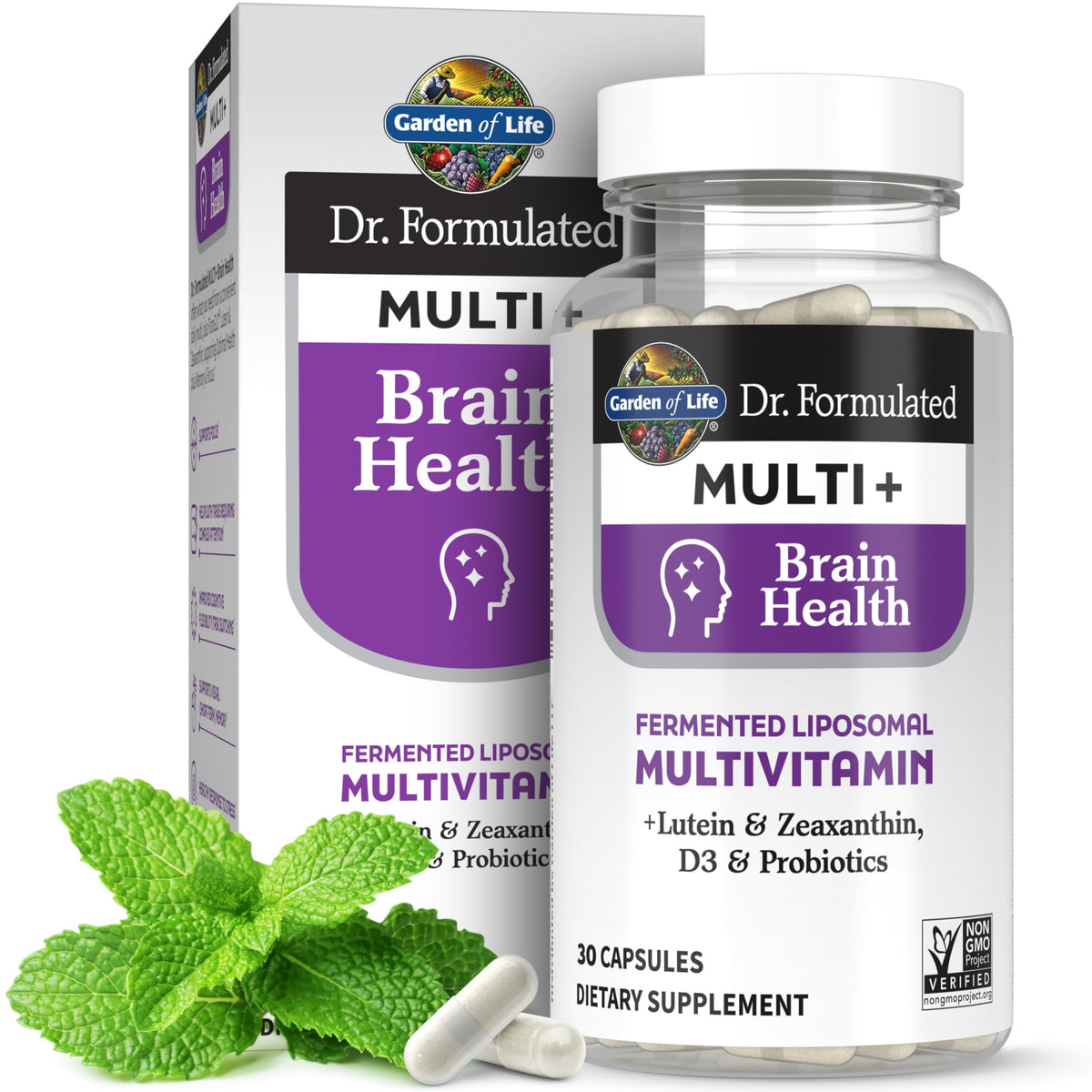GARDEN OF LIFE MULTI PLUS BRAIN HEALTH 30 CAPSULES