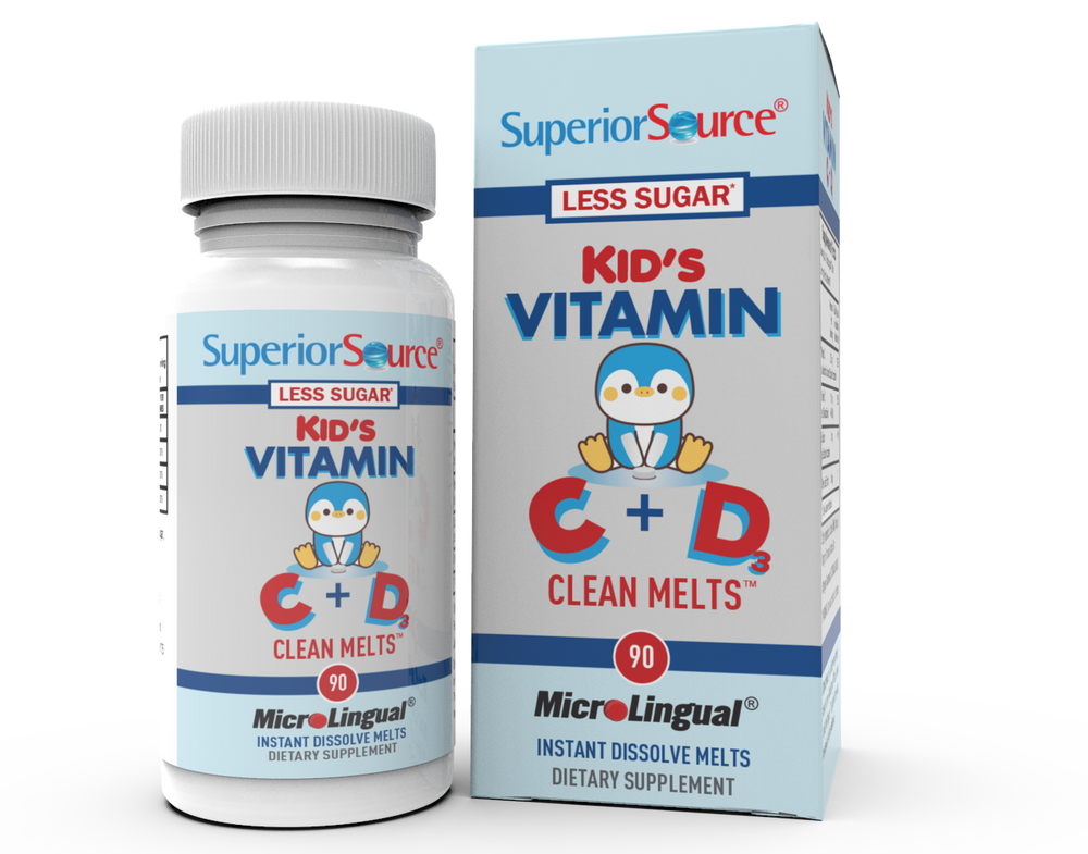 SUPERIOR SOURCE KIDS C+D 90TABLETS