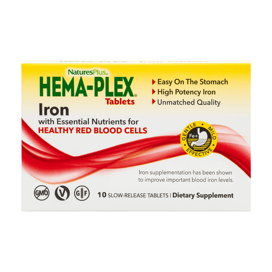 NaturesPlus HEMA-PLEX¨ Tablet 10ct Pack