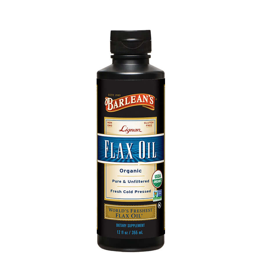 BARLEAN'S LIGNAN FLAX OIL 12OZ